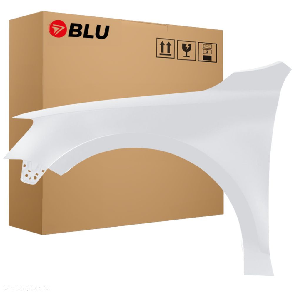 BLU Błotnik VOLKSWAGEN VW JETTA A6 VI 6 LB9Z lewy przód biały 2010-2018 WeißSilber Metallic