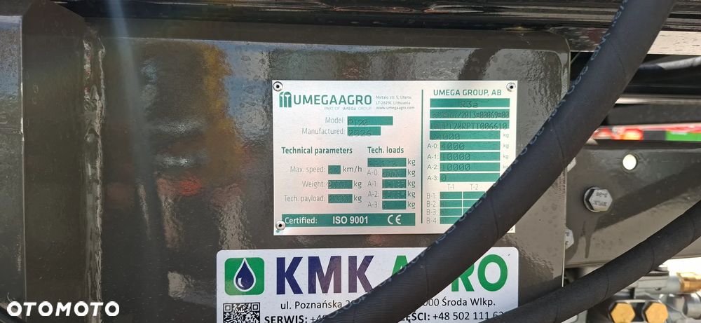UMEGA Przyczepa objętościowa PI 20 UMEGA AGRO - 10