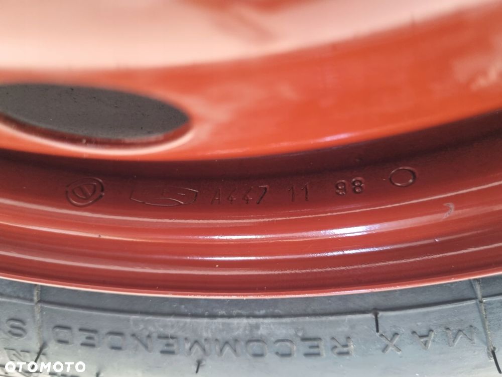 KOŁO DOJAZDOWE Lancia Fiat Panda 135/80 R14 4x98 dojazdówka 1010025 - 4
