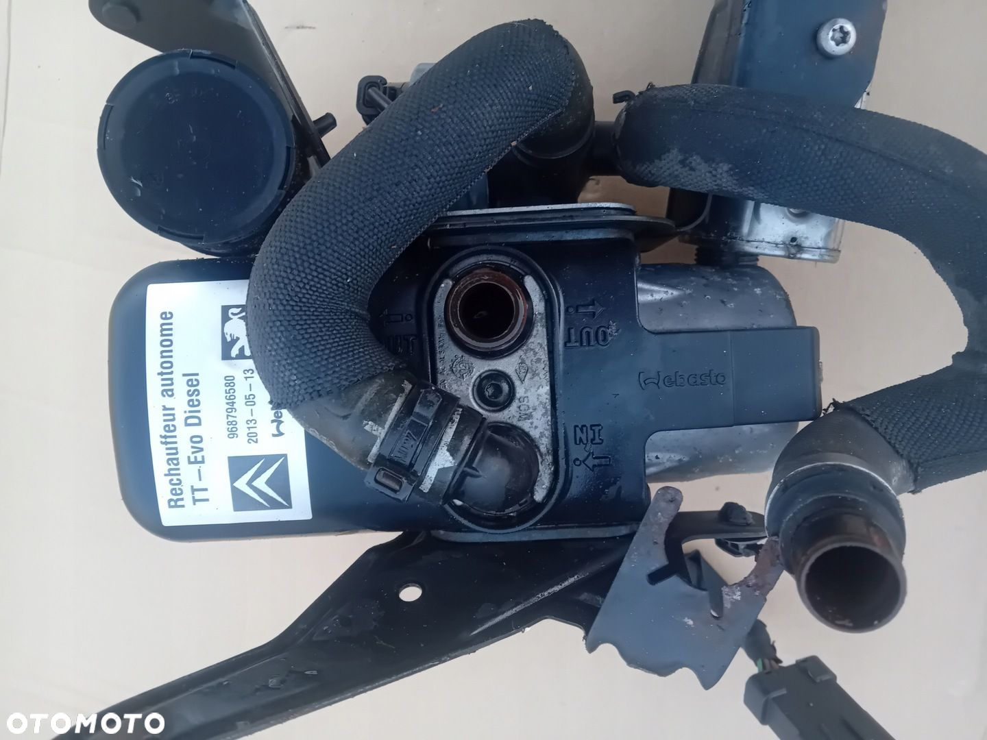 OGRZEWANIE POSTOJOWE WEBASTO THERMO TOP EVO CITROEN C5 III X7 EU 9687946580 - 5