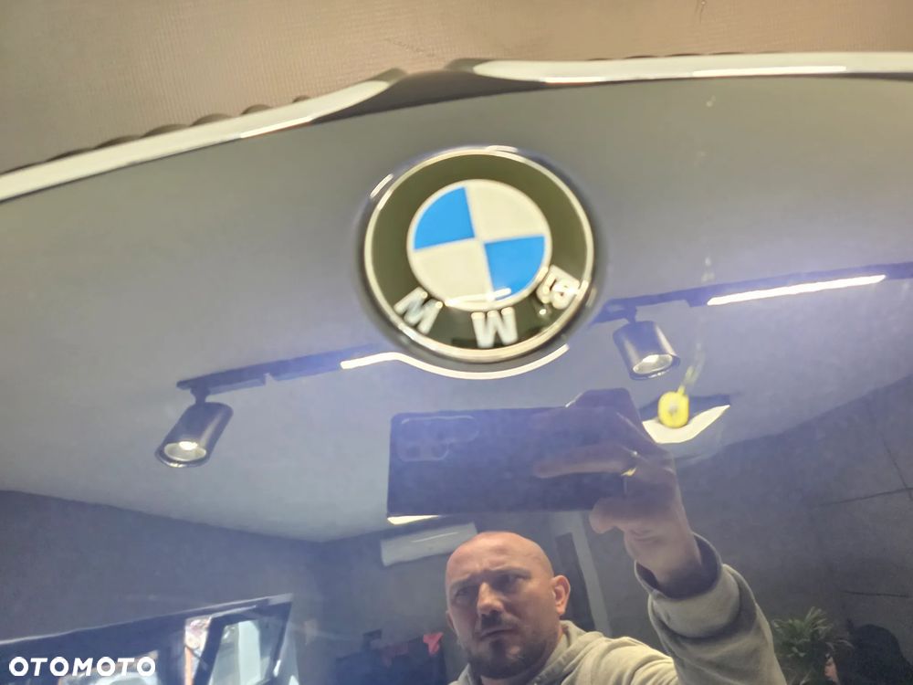 BMW E46 LIFT 01- MASKA / POKRYWA SILNIKA GRANATOWY METALIK NR AUKCJI MAS22 - 19