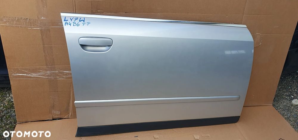 Drzwi prawy przód przednie prawe Audi A4 B6 LY7W - 5