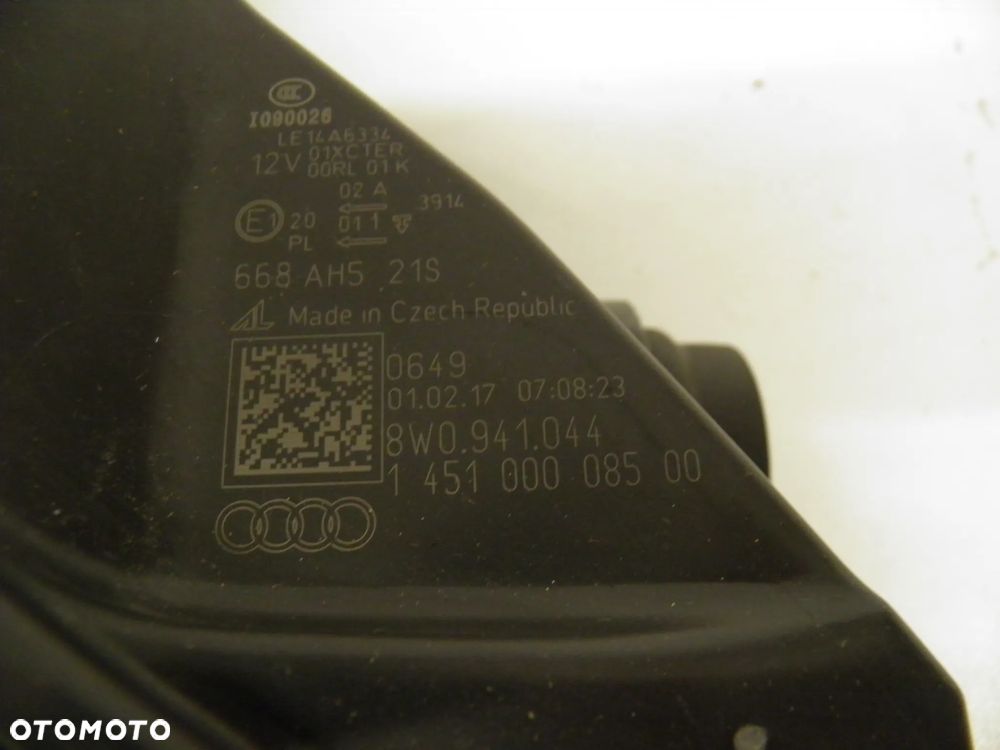 Reflektor prawy przedni AUDI A4 B9 BI-XENON LED 8W0941044 - 7