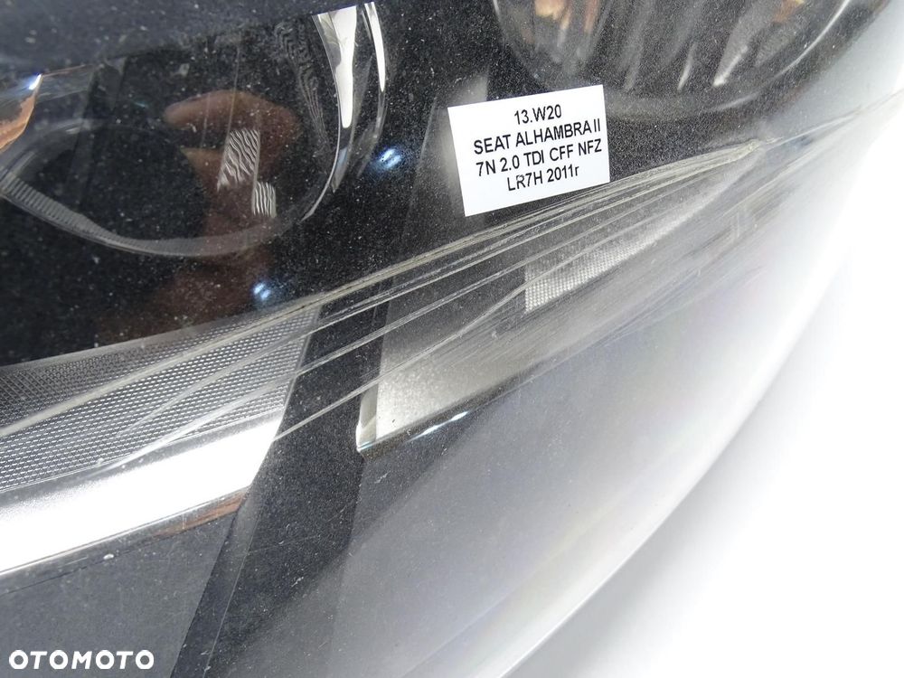 LAMPA REFLEKTOR LEWA LEWY PRZÓD PRZEDNIA 7N5941005A SEAT ALHAMBRA II 7N - 8