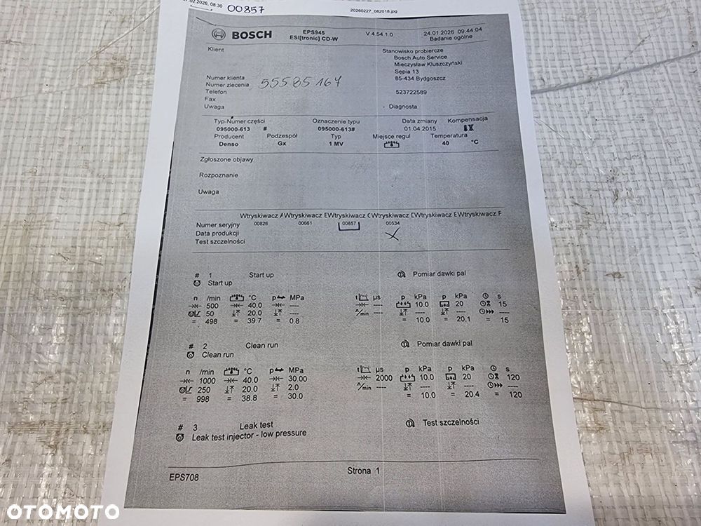 WTRYSK WTRYSKIWACZ OPEL ASTRA K V  1.6 CDTI 55585167 - 7