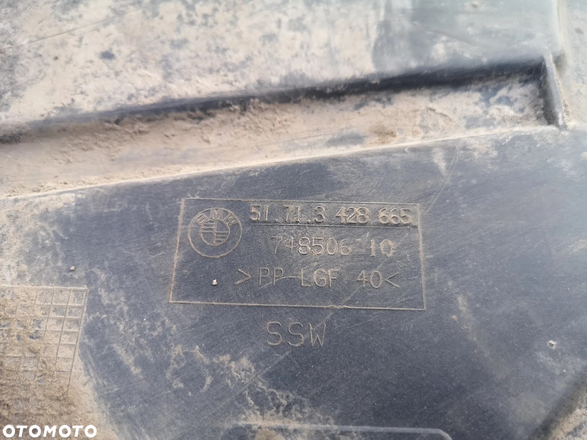 BMW E83 X3 OSŁONA MOCOWANIE DOJAZDÓWKI 3428665 - 2