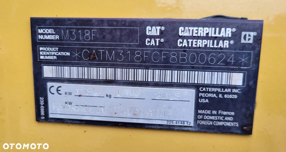 Caterpillar M 318 F / z Niemiec / - 8