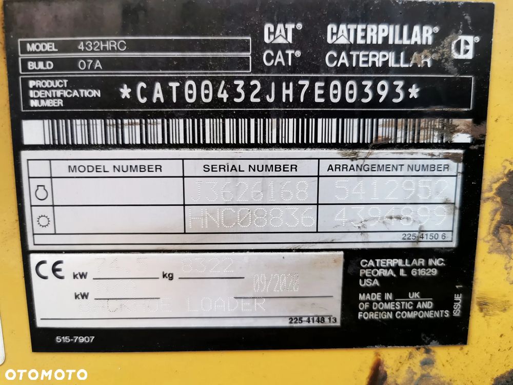 Caterpillar Caterpillar CAT 432F2 Nowa 2022 9Mth - 13