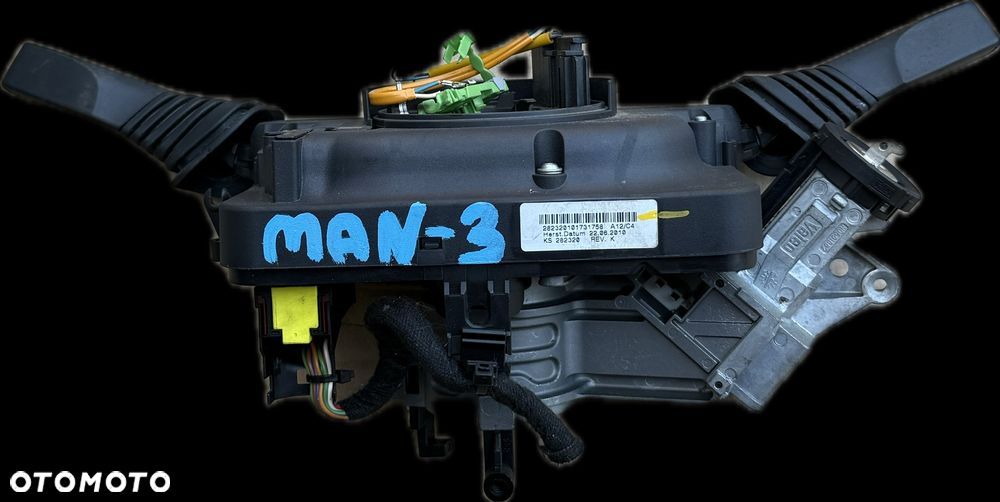 Manetka Przełącznik zespolony Taśma Airbag Stacyjka Kluczyk Opel Vectra C 13313709 - 2