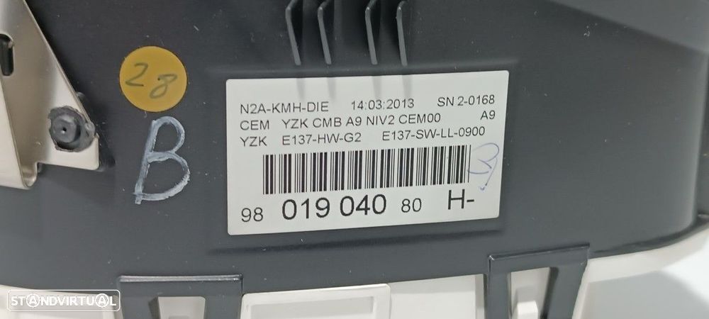 QUADRANTE PEUGEOT 208 ACCESS - 6