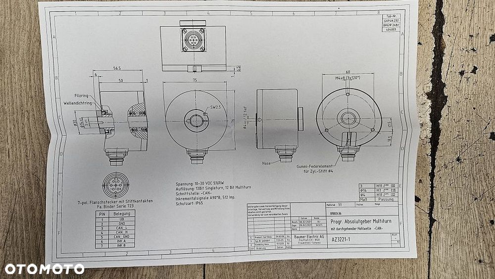 Enkoder Baumer BD10298 - 8