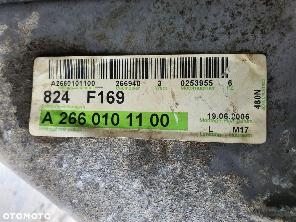SILNIK 266940 MERCEDES W245 1.7 B 8V - 6