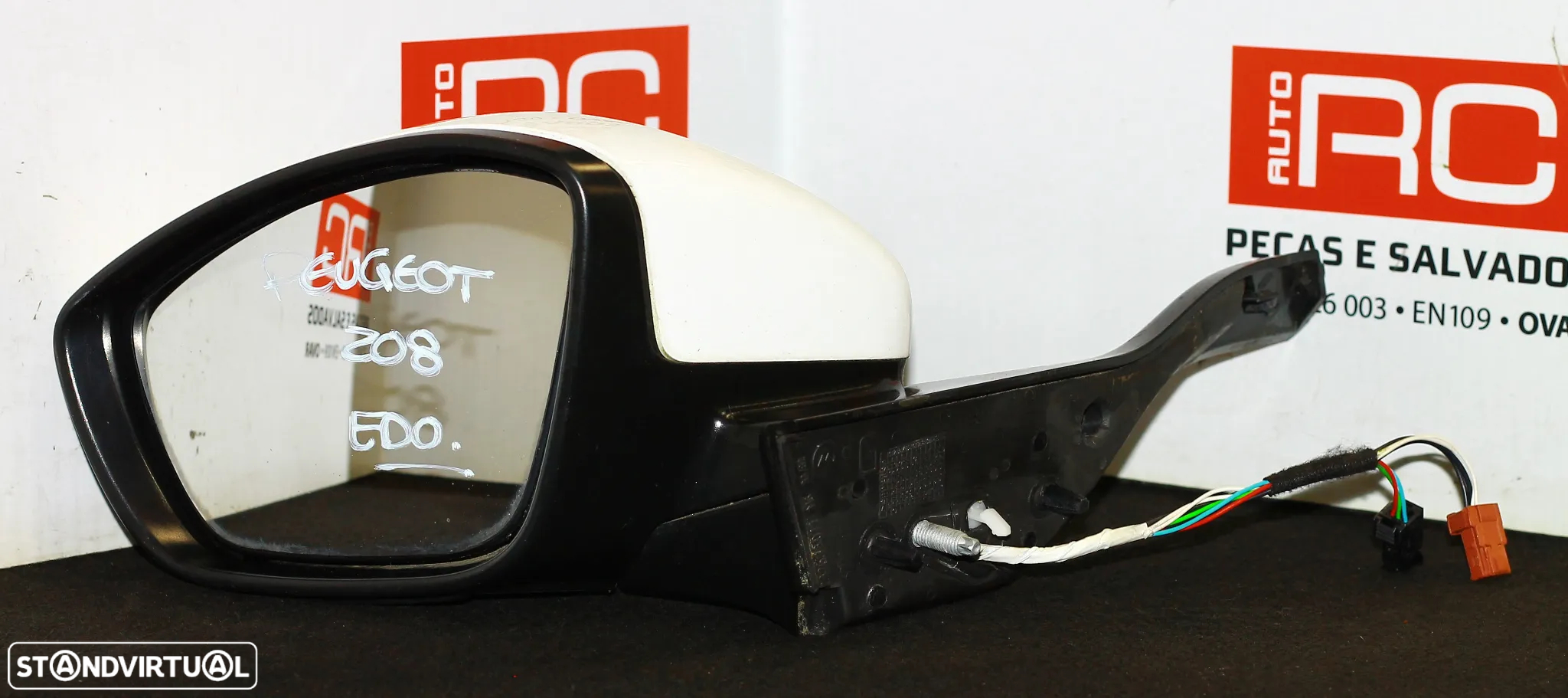 ESPELHO RETROVISOR ESQUERDO PEUGEOT 208 - 2
