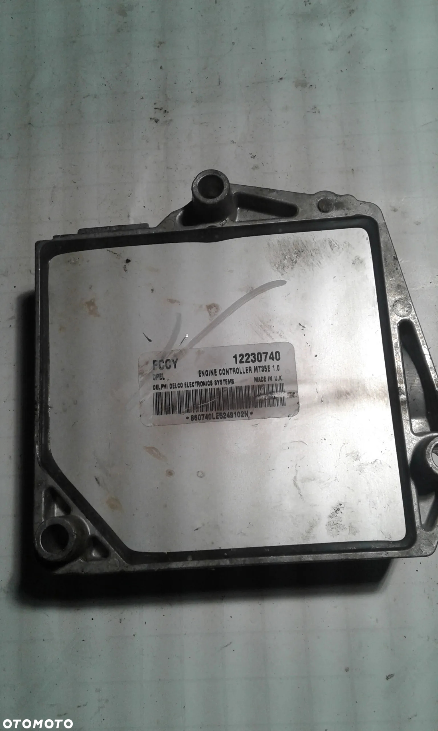 OPEL ASTRA H 1.6 B STEROWNIK SILNIKA 12230740 DELPHI DTXW Z16XEP - 2
