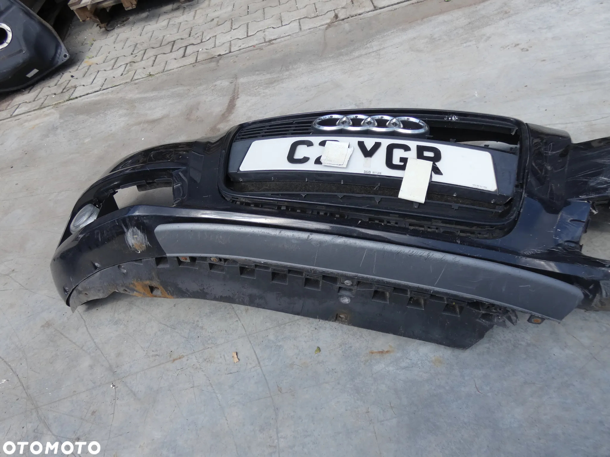 AUDI A3 8P LIFT S-LINE ZDERZAK PRZÓD PRZEDNI CZARNY LZ9Y GORLICE K02/86 - 6