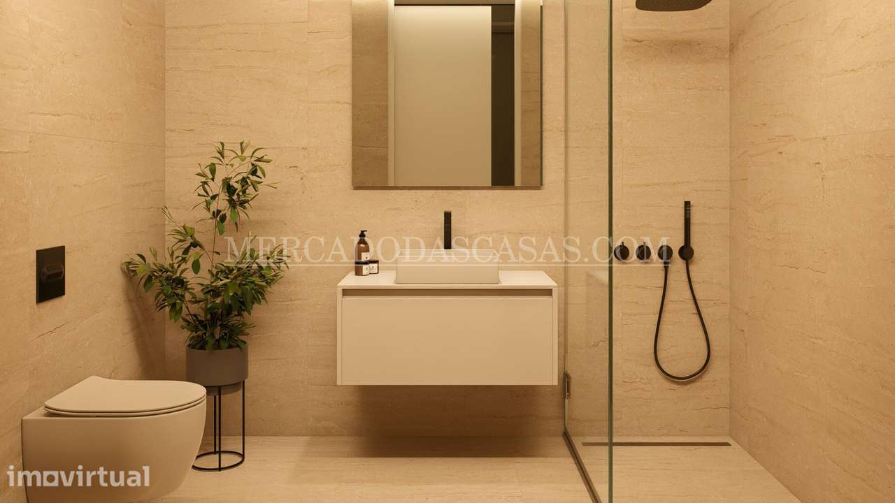 Apartamento T1, com boas áreas, condomínio fechado - Grande imagem: 5/14