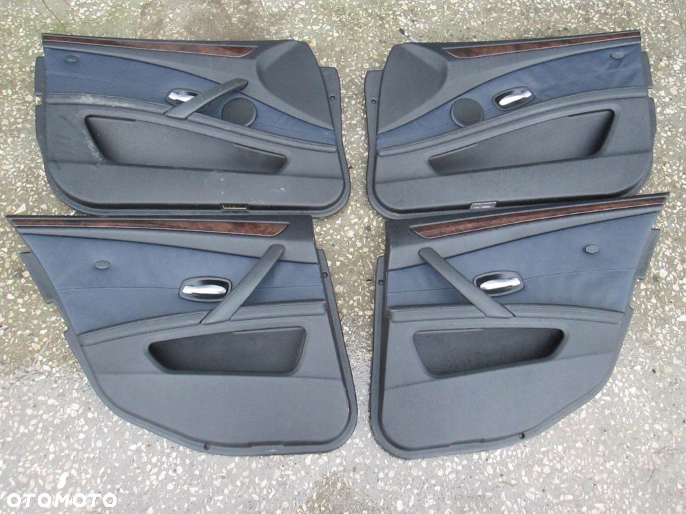 BMW E61 LCI FOTELE SKÓRZANE KANAPA KPL GRZANE ELE - 12