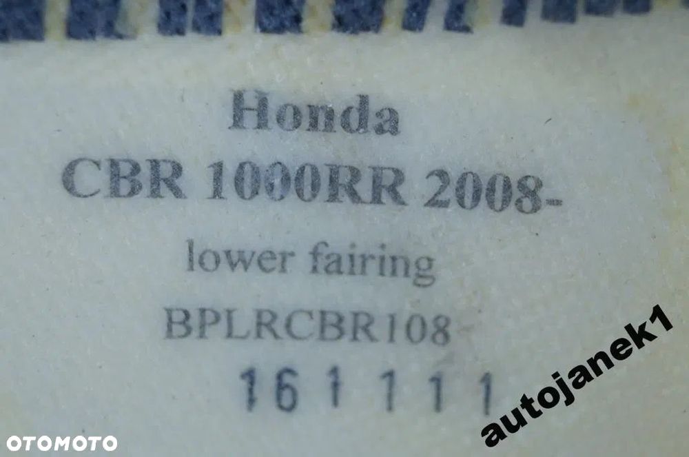 Osłona owiewka pług Honda CBR 1000RR - 3