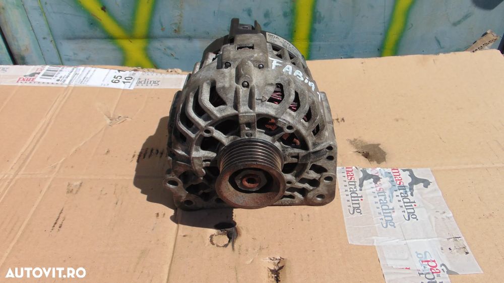 Alternator Skoda Fabia 1/VW Polo 9N/Seat Ibiza/VW Fox 1.2 benzina cod BME an 2002-2008 cod 03D903025J - 2