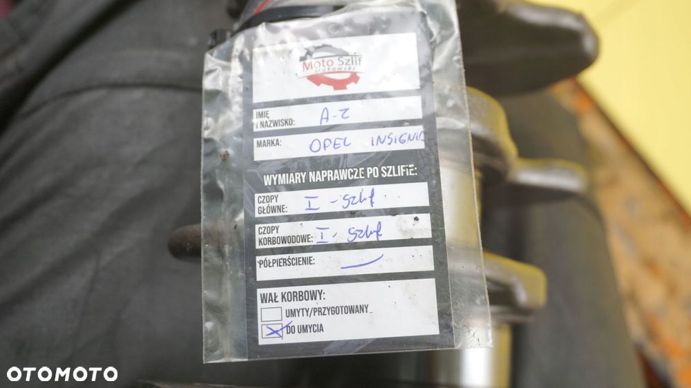 INSIGNIA ANTARA ZAFIRA 2.0 CDTI 16r 170KM B20DTH wal korbowy 55584458 GM - 9