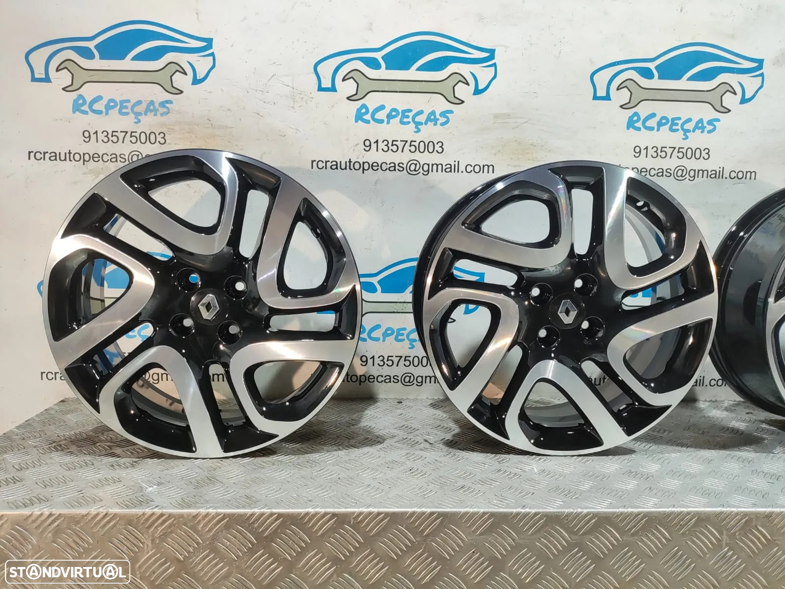 Jantes 17 originais novas Renault Captur fase 1 6,5J ET40 4x100 - 6