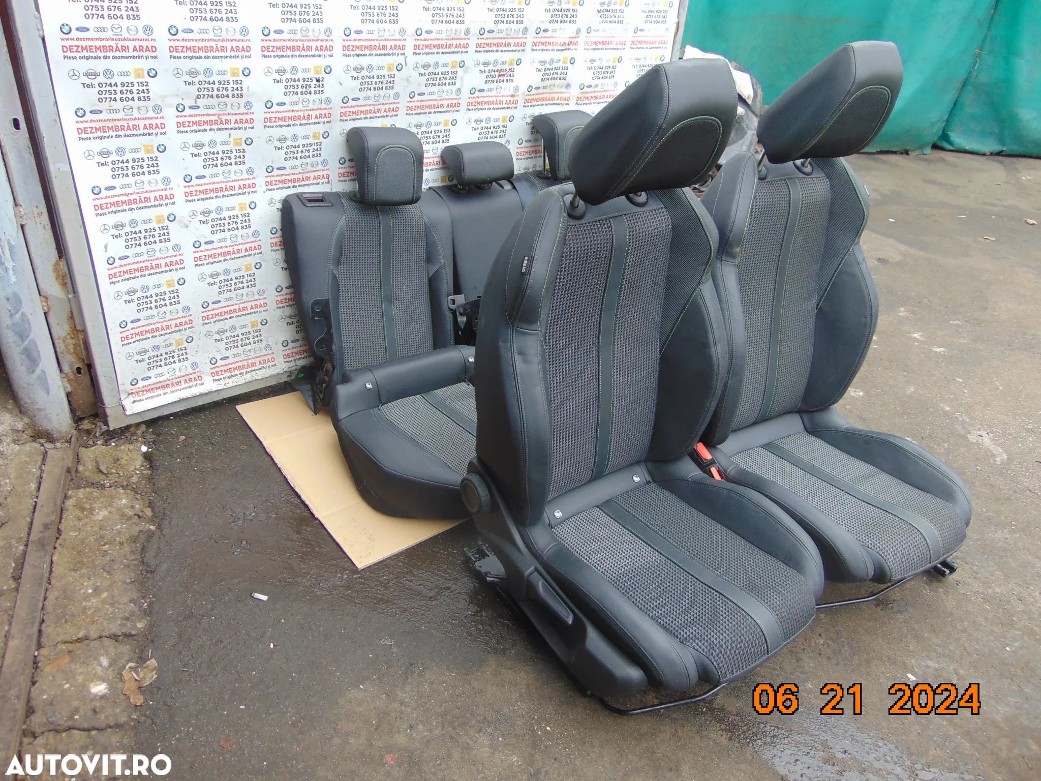 Scaune Peugeot 208gt GTline scaune fata banchete spate peugeot 208gt 208 gtline semipiele - 1