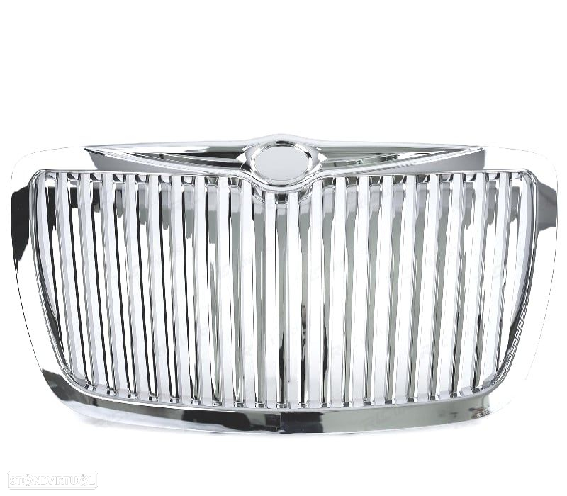GRELHA FRONTAL CHRYSLER 300C 04-11 CROMADO - 3