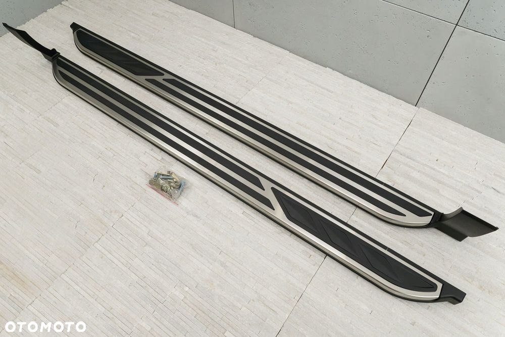 skoda karoq 2017+ stopnie boczne progi samochodowe + śruby - 11