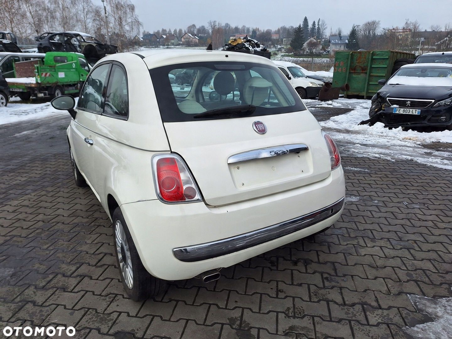FIAT 500 312 OŚ OŚKA BELKA ZAWIESZENIA TYŁ BĘBEN FORD KA II 2 MK2 - 1