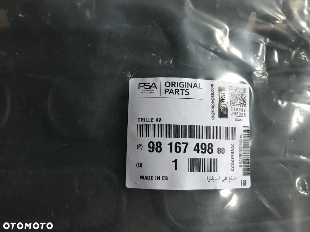 Citroen Berlingo IV 18- Nowy Grill Atrapa 9816749880 - 2