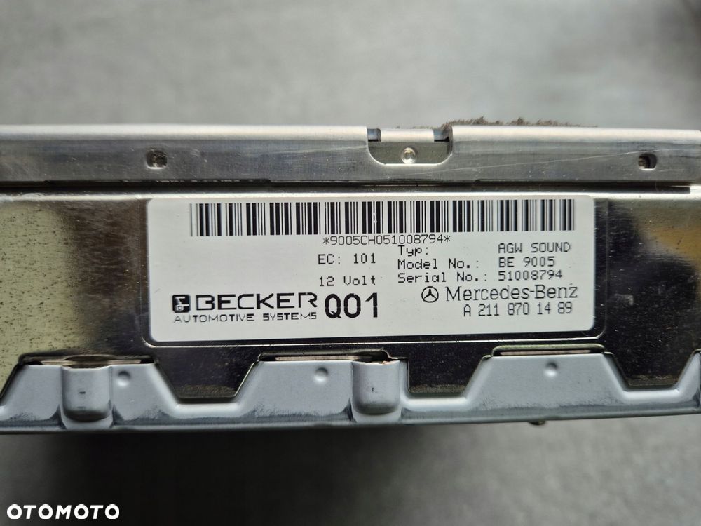 wzmacniacz mercedes slk r171 2118701489 - 2