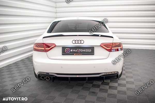 difuzor bara spate Audi A5 Coupe 8T 2011-2016 v26 - Maxton Design