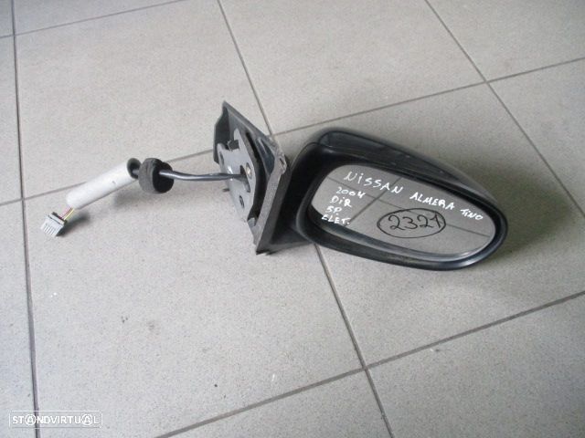 Espelho ESP2321 NISSAN ALMERA TINO 2004 DRT ELETRICO 3PINOS - 1