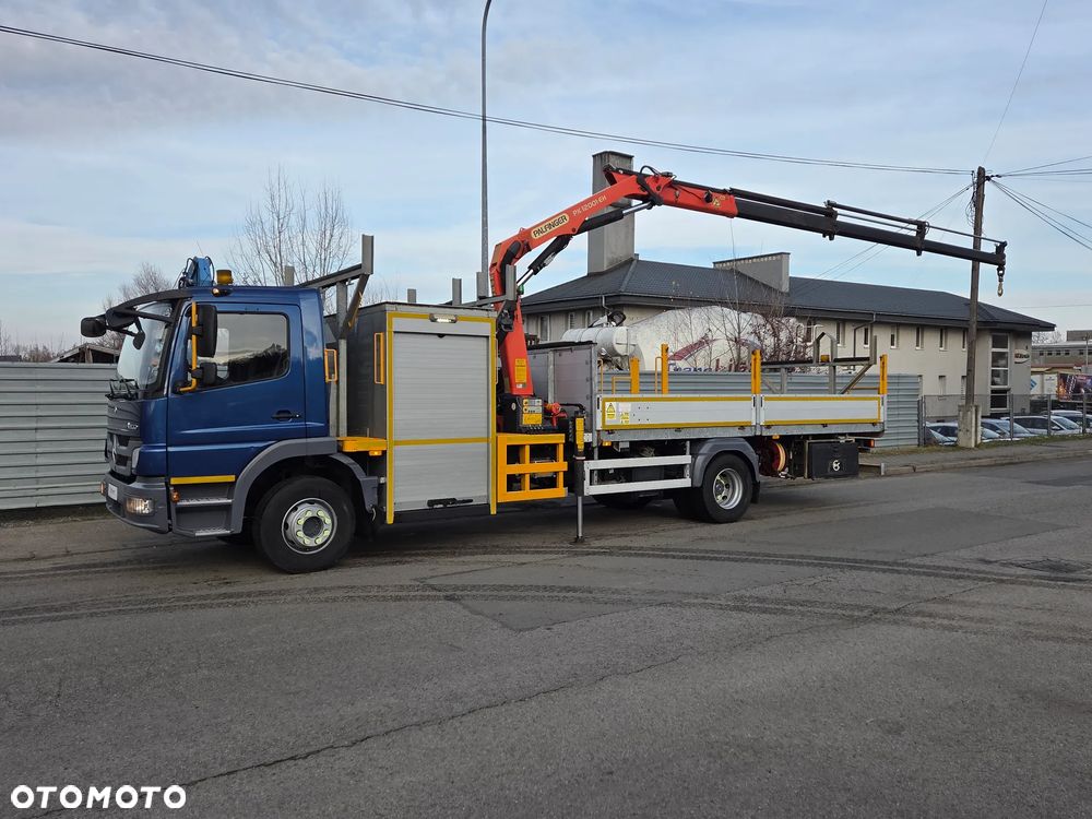 Mercedes-Benz ATEGO 1624 // PALFINGER PK12000 PILOT RADIOWY // 3 WYSUWY // HDS ŻURAW DŹWIG // 131.000km EURO 5 - 2