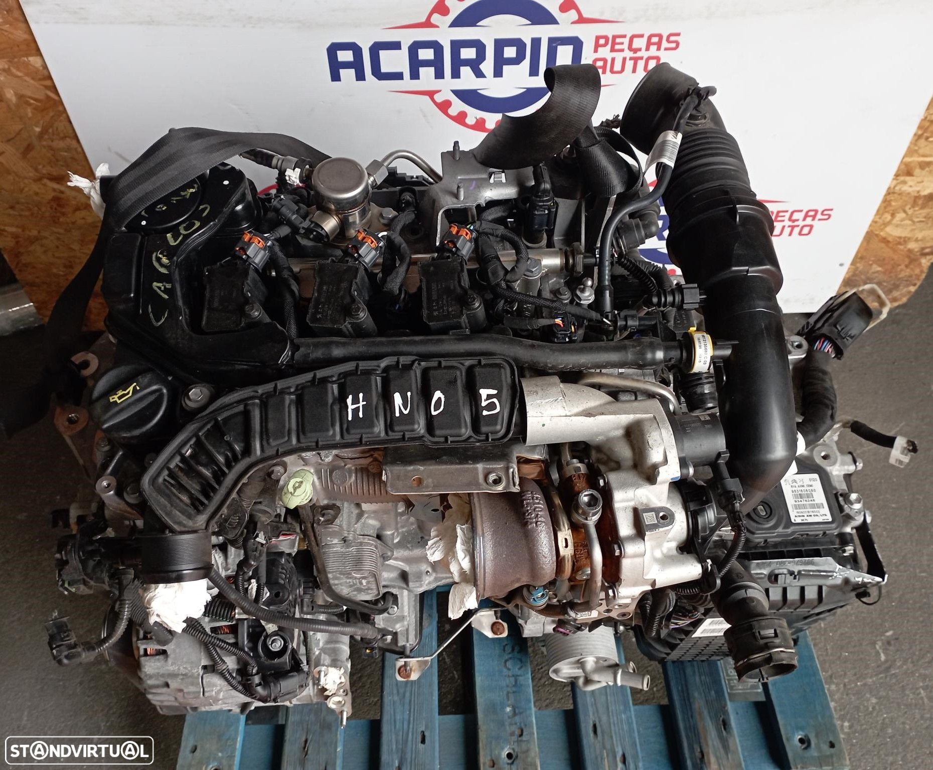 Motor Citroen C3/C4/Peugeot 308/3008/Rifter/Opel Crossland 1.2 Thp Ref: HN05 - 1