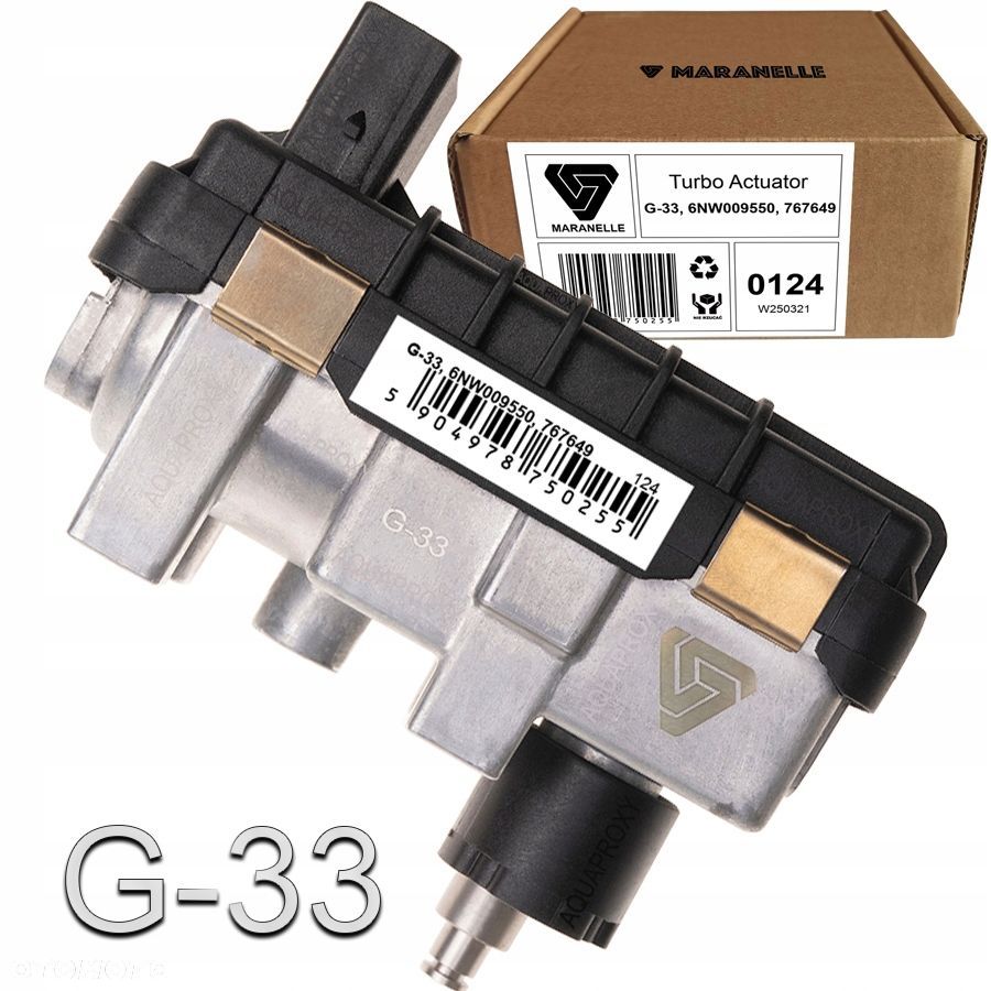 Nastawnik sterownik G-33, 6NW009550, 767649 turbiny AUDI: A8 - 4.2 TDI - 1