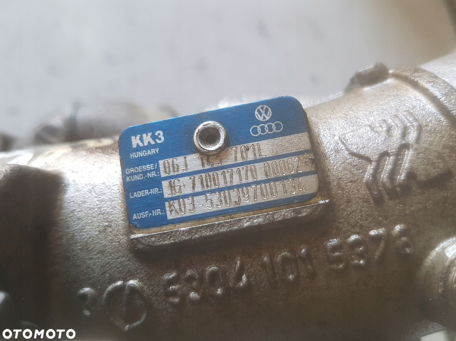 AUDI A3 8P LIFT 08-12r 1.8 TFSI BZB TURBOSPRĘŻARKA - 2