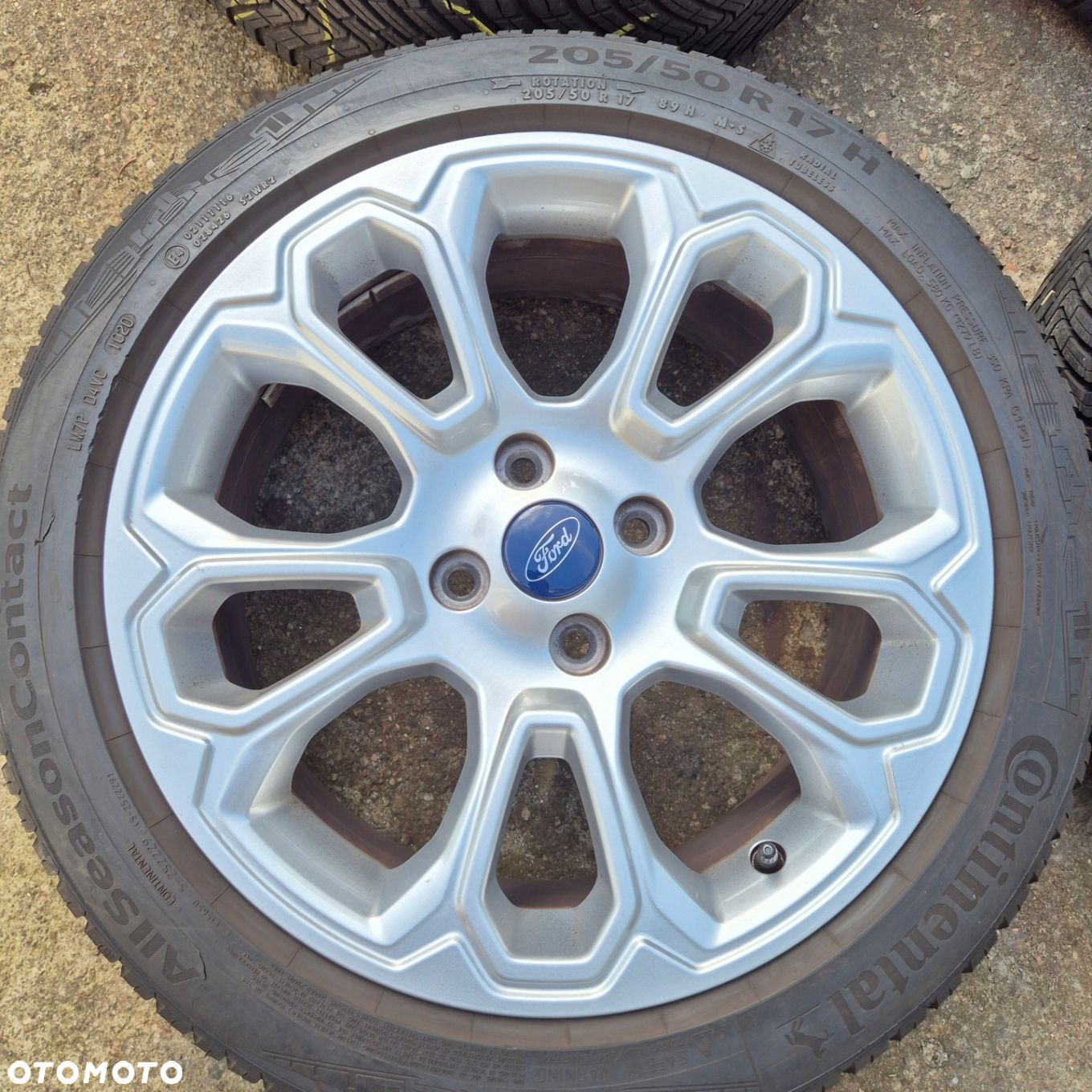 CAŁOROCZNE KOŁA 17 ORYGINAŁ FORD ECOSPORT ST 205/50 R17 4x108 CZUJNIKI - 4