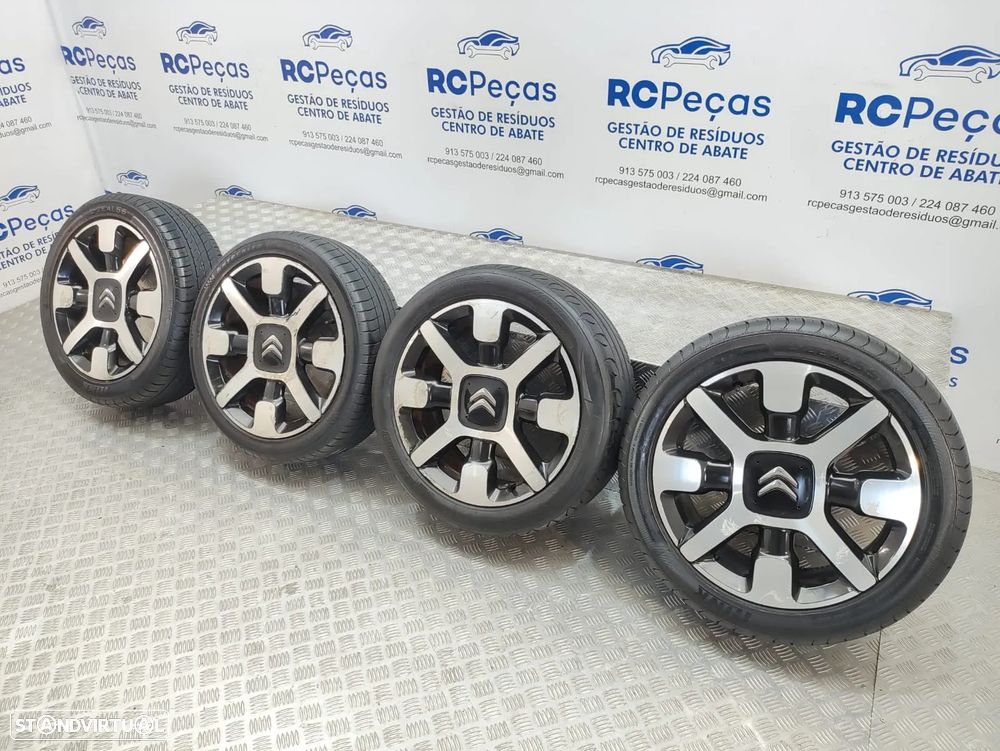 Conjunto jantes 17 originais Citroen C4 Cactus 6,5J ET19 4x108 - 11