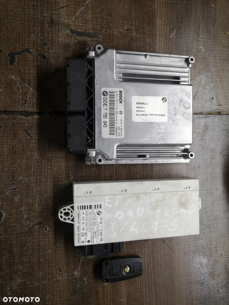 ZESTAW KOMPUTER STEROWNIK SILNIKA DDE 7795845 BMW E87 E90 2.0d M47 320d 120d 163KONI PILOT CAS 2 - 1