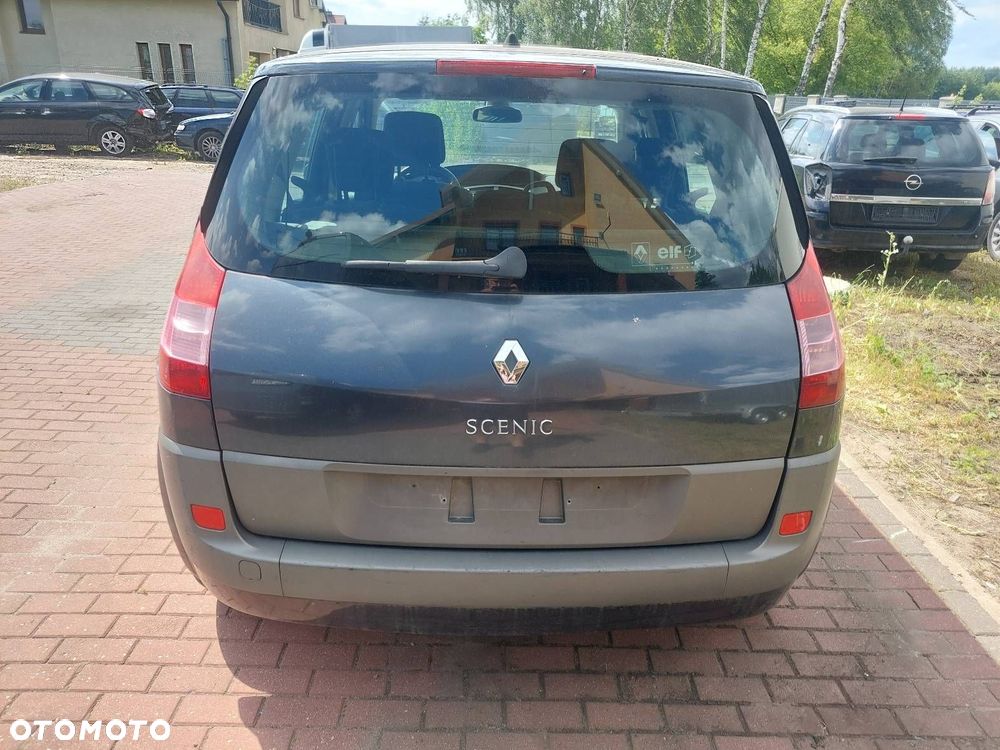 KOMPLETNY TYŁ KLAPA BAGAŻNIKA ZDERZAK LAMPY RENAULT SCENIC II TEB66 - 1