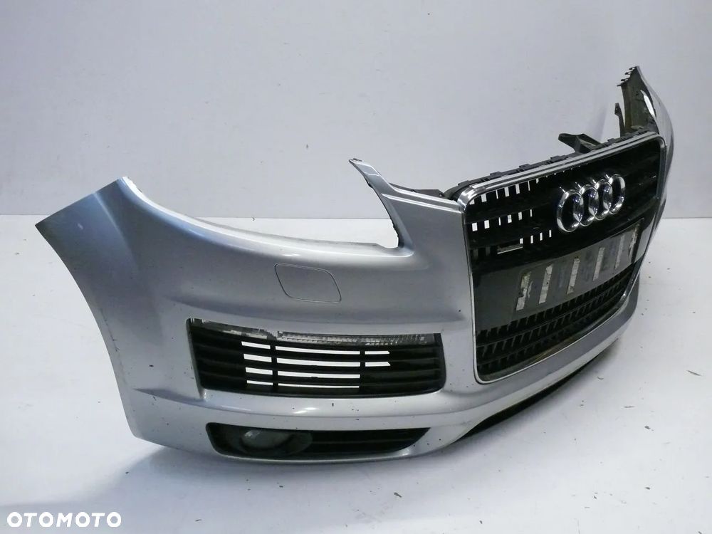 ZDERZAK PRZEDNI AUDI Q7 S-LINE 4L 4L0 2005 2009 GRILL XENON HALOGENY LED - 3