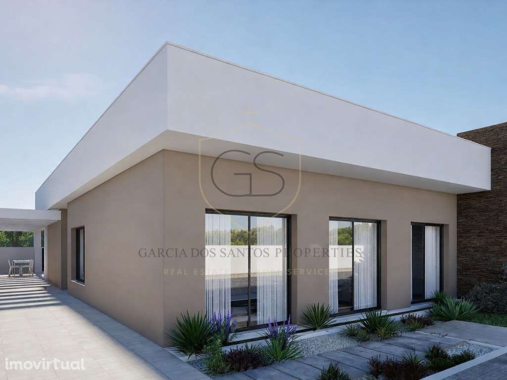 Moradia T4 térrea contemporânea com piscina privada, suite com clos... - Grande imagem: 2/11