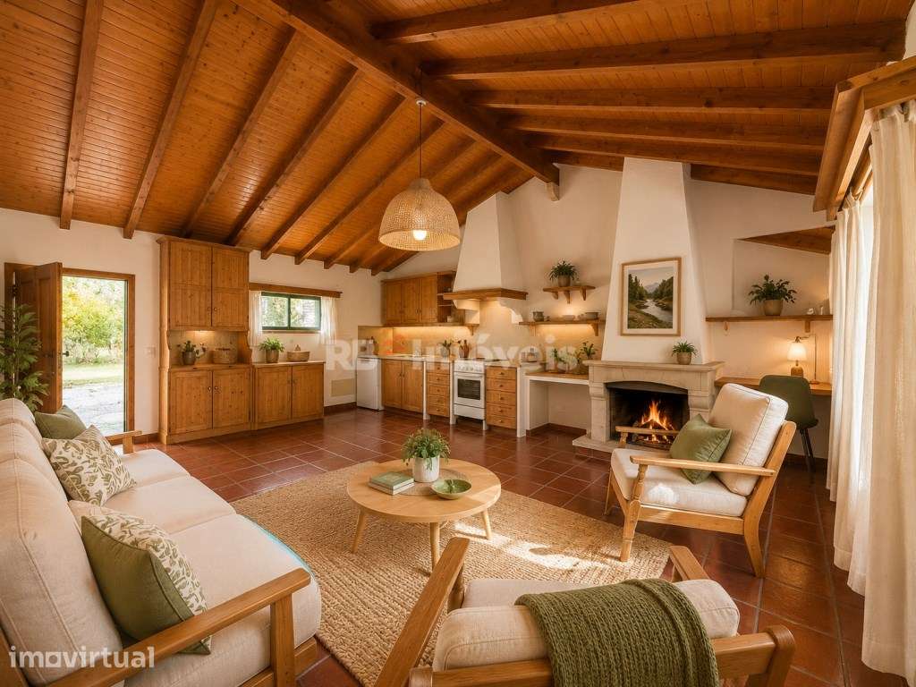 Quinta c/ Moradia Térrea e 17.000m2 de Terreno - em Alverangel, Tomar - Grande imagem: 2/53