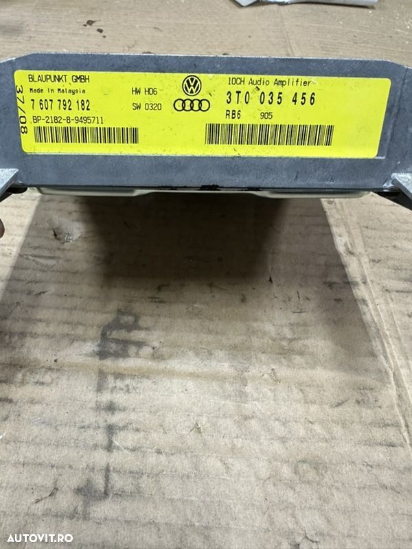Amplificator sunet SKODA OCTAVIA  SUPERB 2  YETI (5L) 2009-2017 cod 3T0035456 - 2