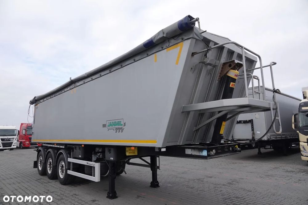 Janmil WYWROTKA / 42 m3 / TYŁ KLAPA / SAF / OŚ PODNOSZONA / ALUFELGI / 2017 ROK - 1