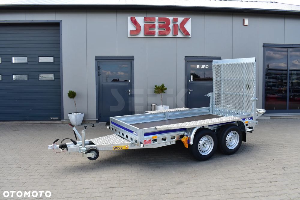 Wiola Przyczepa do transportu sprzętu budowlanego B2730 Najazdy DMC 2700 kg. - 14