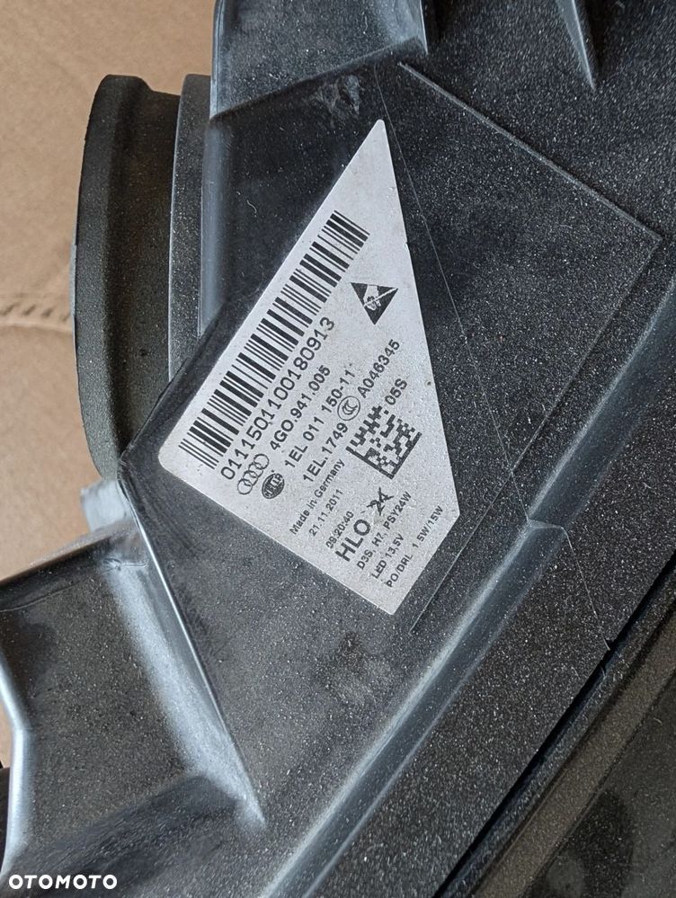 LAMAPA LEWA PRZEDNIA PRZÓD AUDI A6 C7 1EL011150-11 - 4