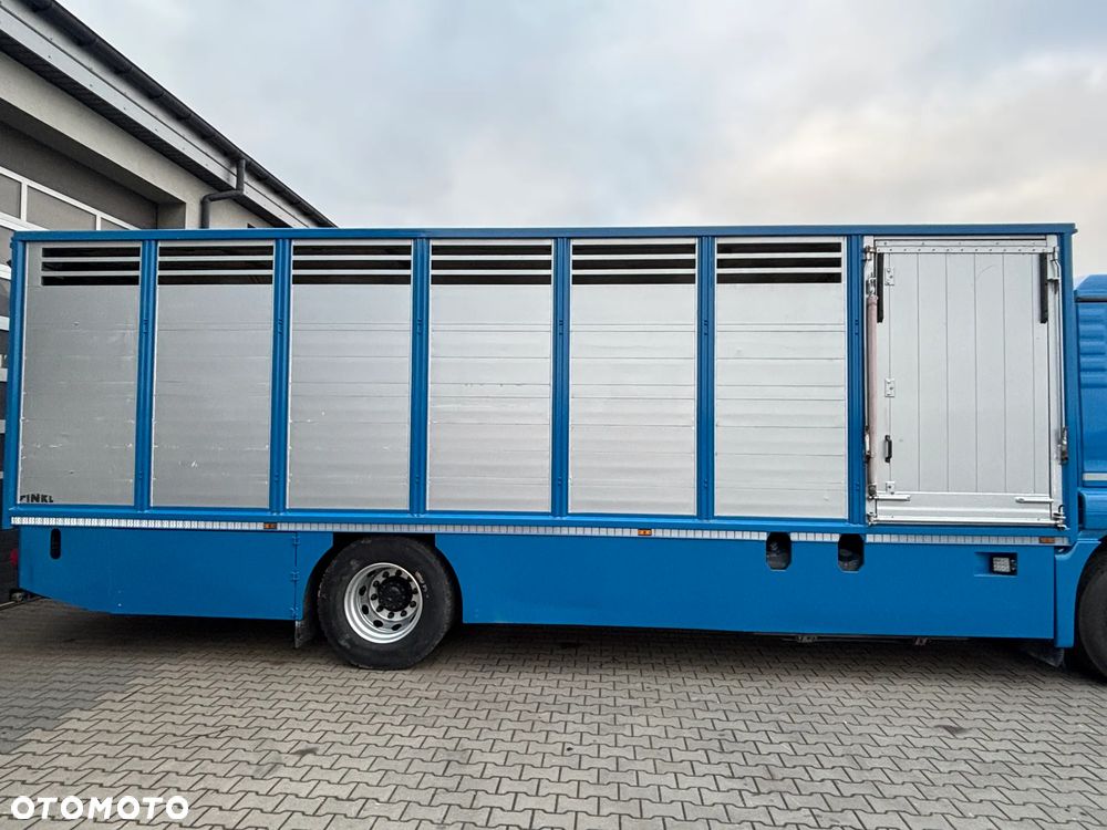 MAN TGS 18.320 2010 rok do przewozu zwierząt , do żywca, do bydła ,zabudowa FINKL z przegordami i wentylatorami , rampa hydrauliczna , z Niemiec - 11