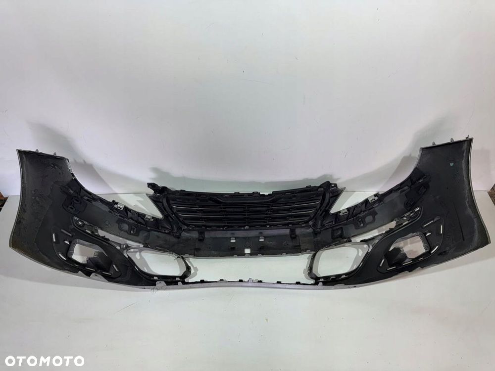 PEUGEOT 308 II 2 T9 ZDERZAK PRZÓD PRZEDNI  GRILL CHROM ORYGINAŁ - 2